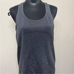 Lululemon Athletica  Women's Swiftly Tech Sleeveless Black Shimmery Raceback Top